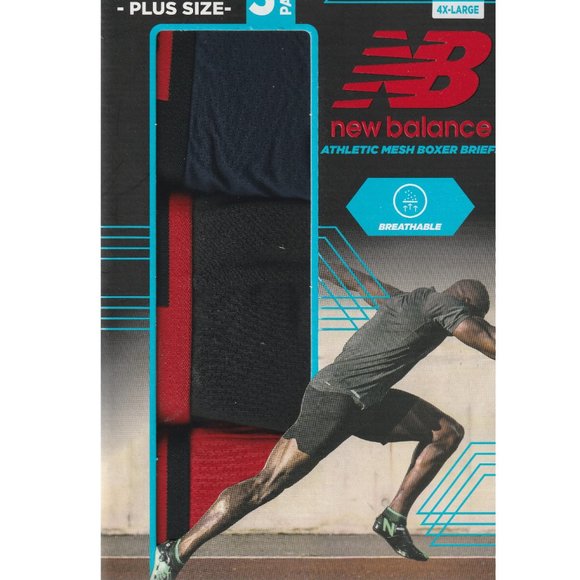 New Balance Athletic Mesh Boxer Briefs - Picture 1 of 2
